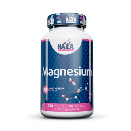 Вітаміни та мінерали Haya Labs Magnesium Citrate 200 mg, 50 таблеток
