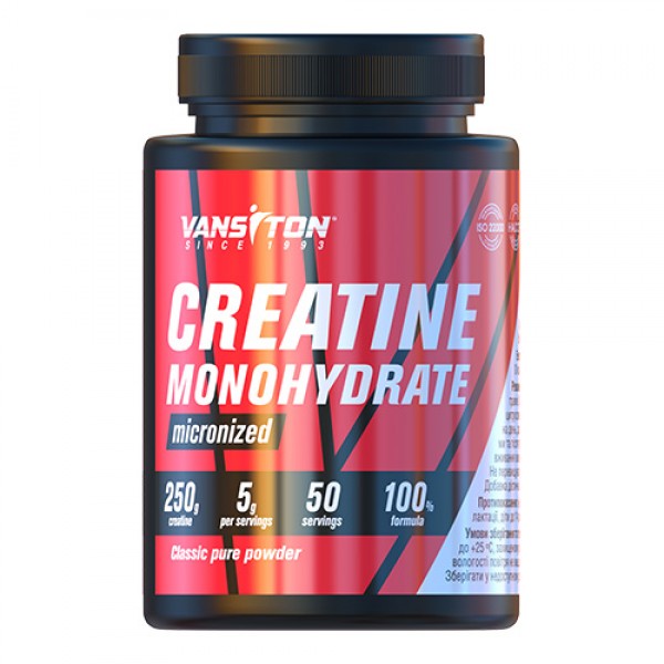 Креатин Vansiton Creatine Monohydrate, 250 грам