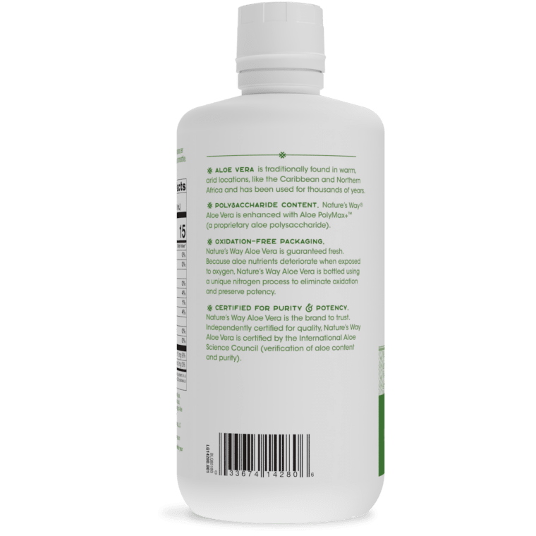 Натуральна добавка Nature's Way Aloe Vera Leaf Juice, 1 л. Фото 3