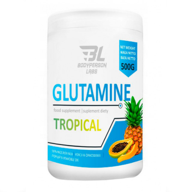 Амінокислота Bodyperson Labs Glutamine, 500 грам