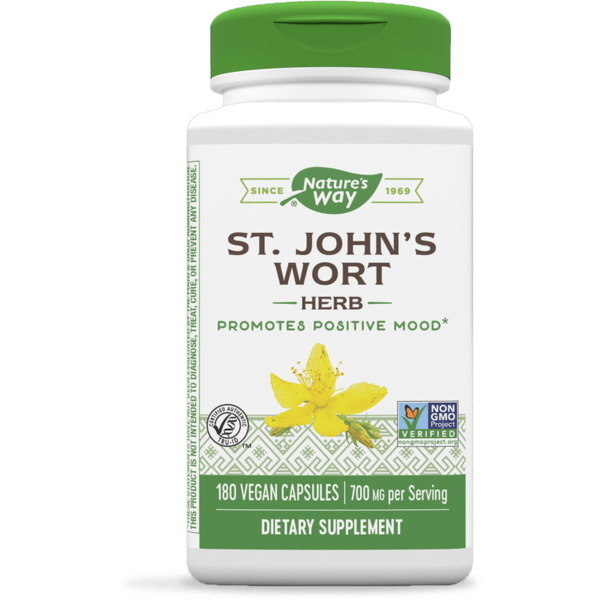Натуральна добавка Nature's Way St. John's Wort Herb, 180 капсул