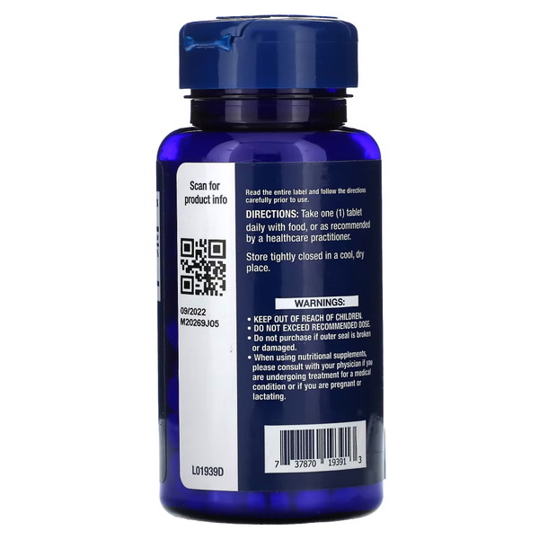 Вітаміни та мінерали Life Extension Optimized Folate 1700 mcg, 100 таблеток. Фото 3