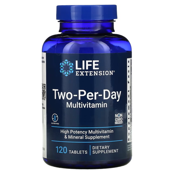 Вітаміни та мінерали Life Extension Two-Per-Day, 120 таблеток
