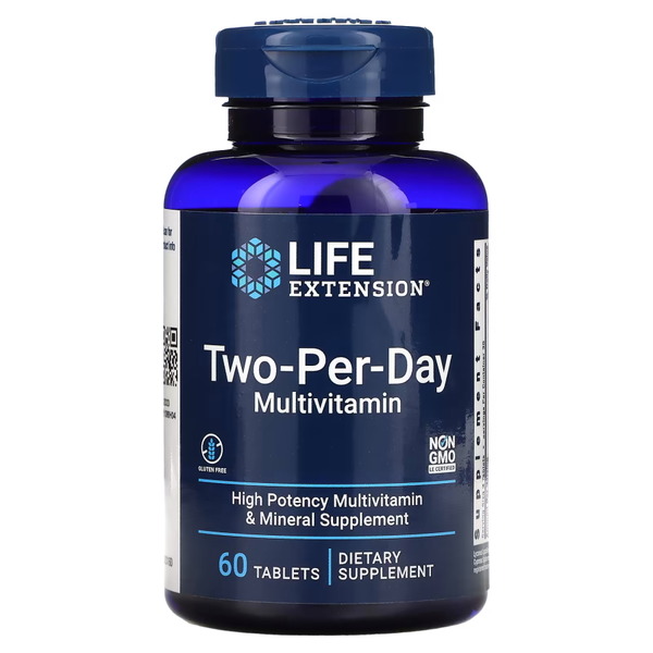 Витамины и минералы Life Extension Two-Per-Day, 60 таблеток