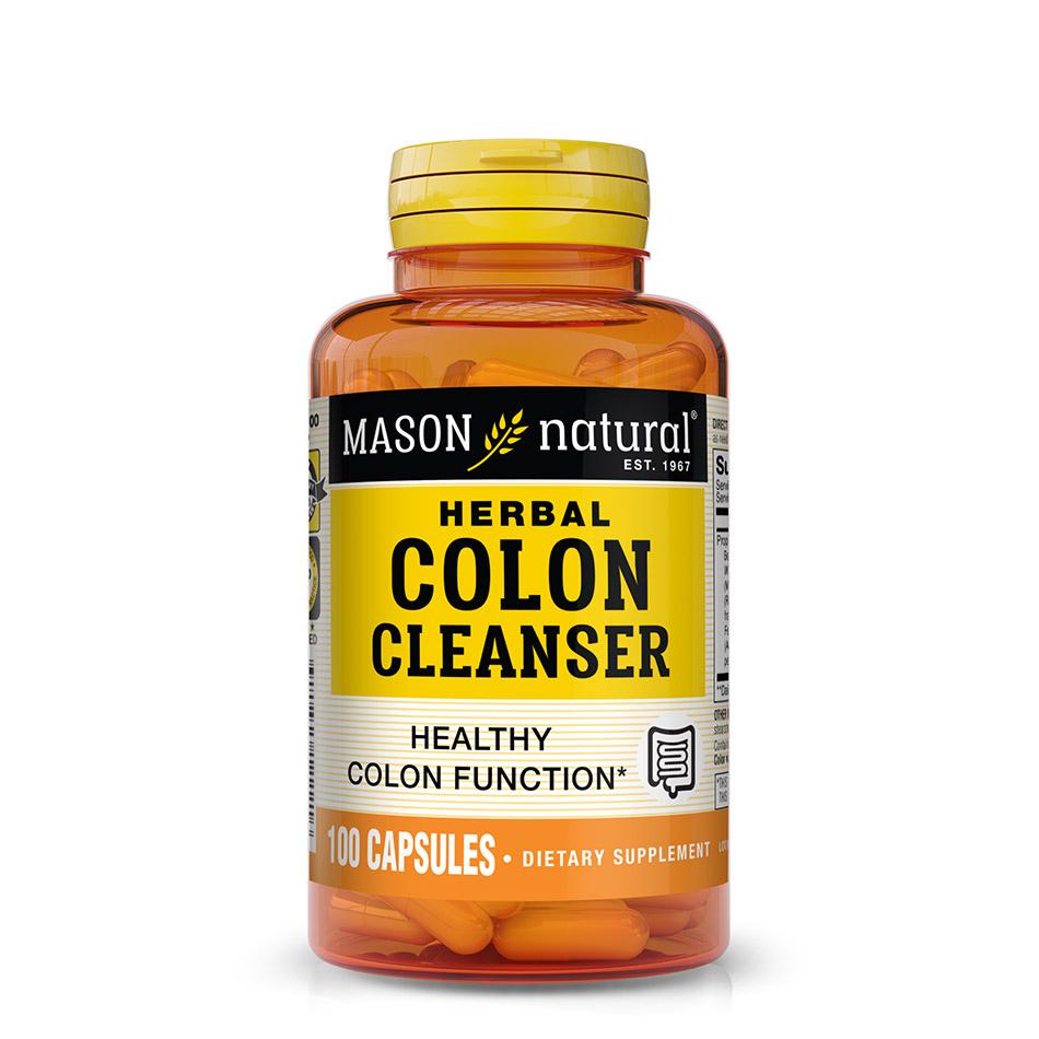 Натуральна добавка Mason Natural Colon Herbal Cleanser, 100 капсул