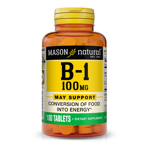 Витамины и минералы Mason Natural Vitamin B1 100 mg, 100 таблеток