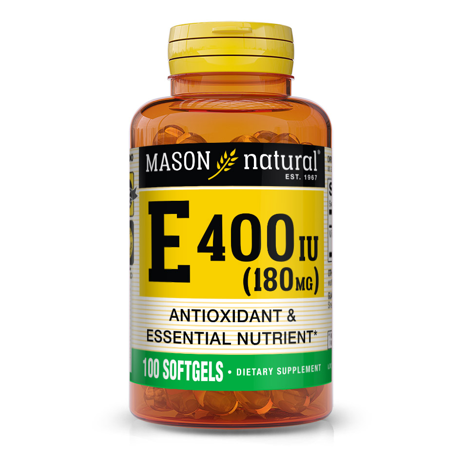 Вітаміни та мінерали Mason Natural Vitamin E 400 IU, 100 капсул