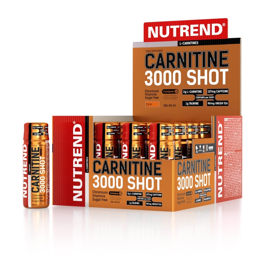 Жиросжигатель Nutrend Carnitine 3000 Shot, 20*60 мл