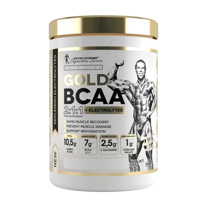 Амінокислота BCAA Kevin Levrone Gold Line Gold BCAA 2:1:1 + Electrolytes, 375 грам