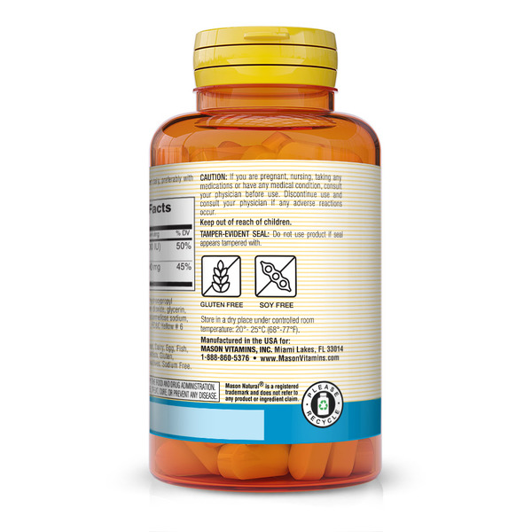 Вітаміни та мінерали Mason Natural Calcium 600 mg mg Plus Vitamin D3, 200 таблеток. Фото 3