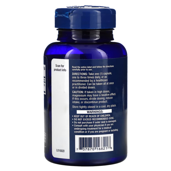 Вітаміни та мінерали Life Extension Magnesium Citrate 100 mg, 100 вегакапсул. Фото 3