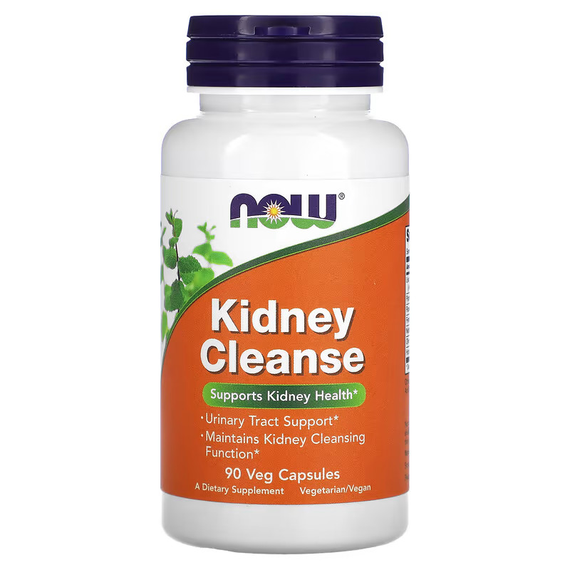Натуральна добавка NOW Kidney Cleanse, 90 вегакапсул