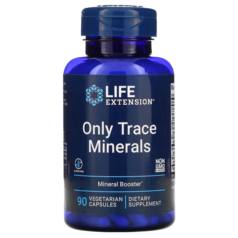 Вітаміни та мінерали Life Extension Only Trace Minerals, 90 вегакапсул