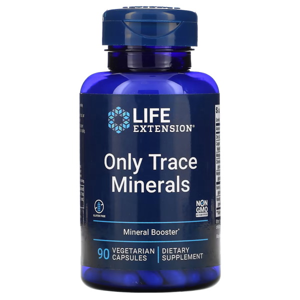 Вітаміни та мінерали Life Extension Only Trace Minerals, 90 вегакапсул