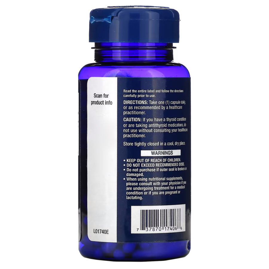 Вітаміни та мінерали Life Extension Sea-Iodine 1000 mcg, 60 вегакапсул. Фото 3