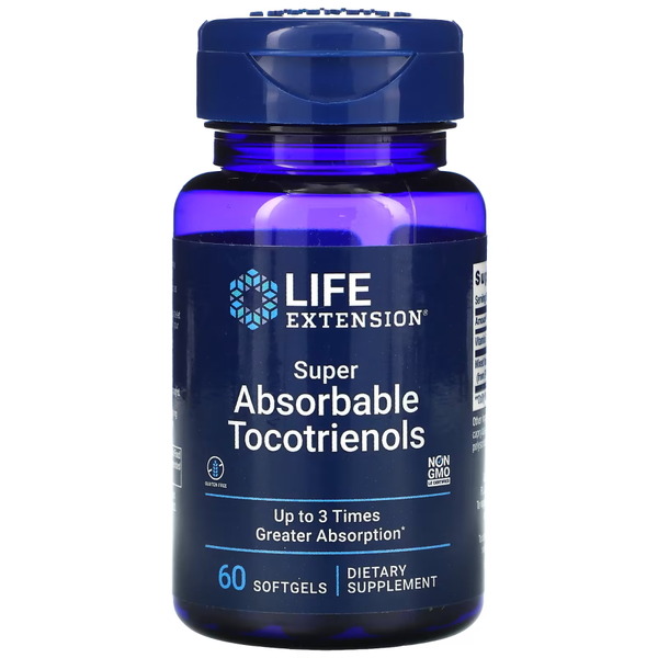 Витамины и минералы Life Extension Super Absorbable Tocotrienols, 60 капсул