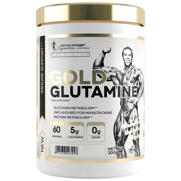 Амінокислота Kevin Levrone Gold Line Gold Glutamine, 300 грам