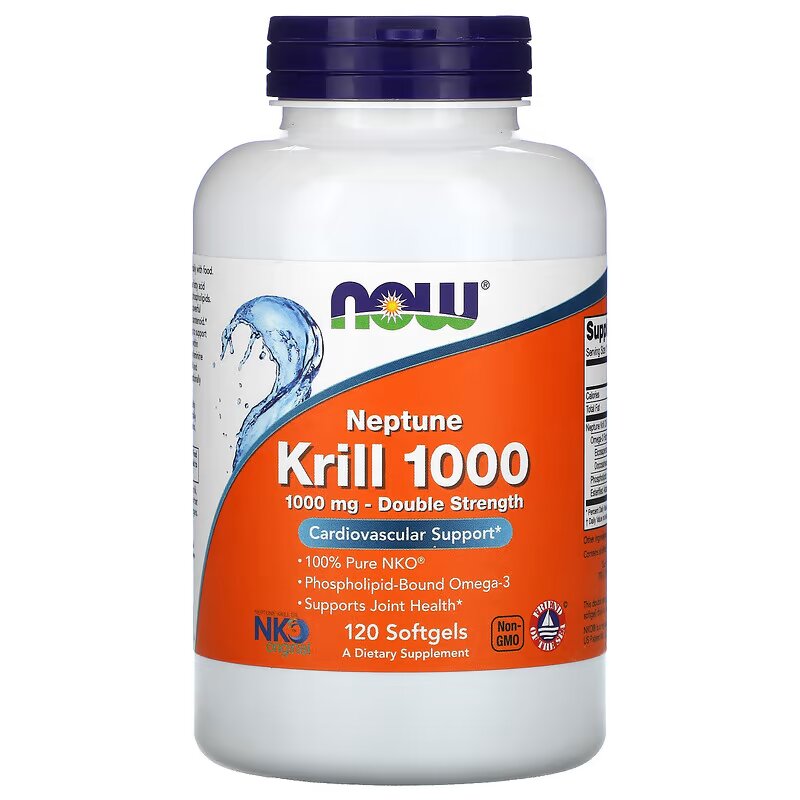 Жирні кислоти NOW Neptune Krill Oil 1000 mg, 120 капсул