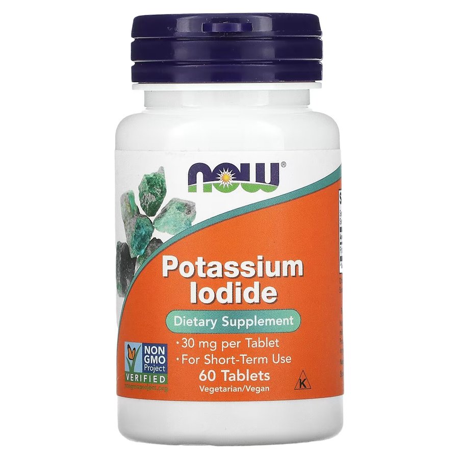Витамины и минералы NOW Potassium Iodide, 60 таблеток