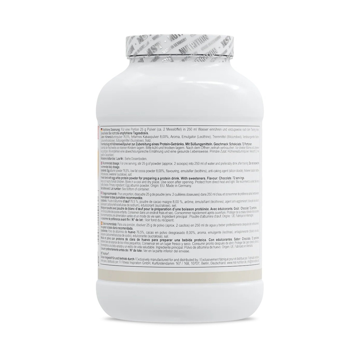 Протеїн MST Nutrition Best Egg Protein, 1.8 кг. Фото 9