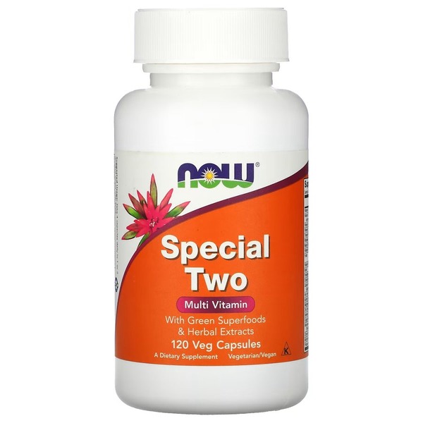 Вітаміни та мінерали NOW Special Two Multi, 120 вегакапсул