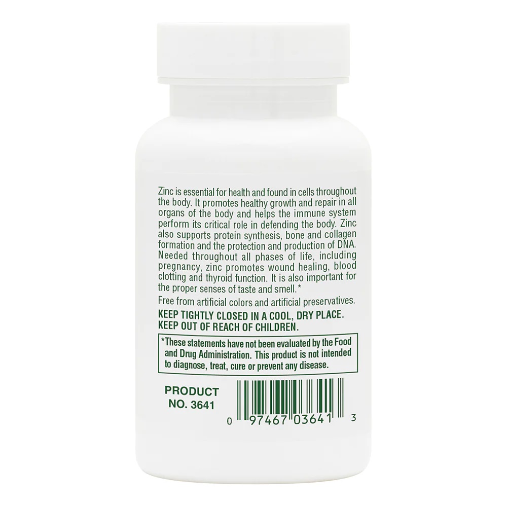 Вітаміни та мінерали Natures Plus Zinc 30 mg, 90 таблеток. Фото 3