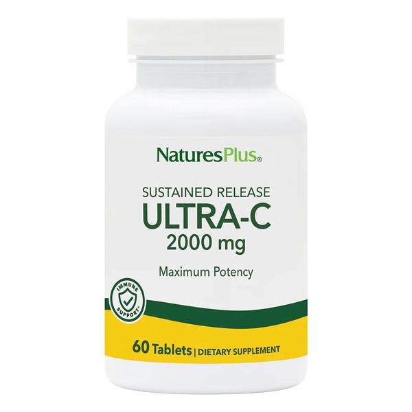 Витамины и минералы Natures Plus Ultra-C 2000 Sustained Release, 60 таблеток