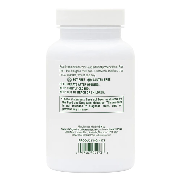 Натуральная добавка Natures Plus Egg Yolk Lecithin 600 mg, 180 вегакапсул. Фото 3