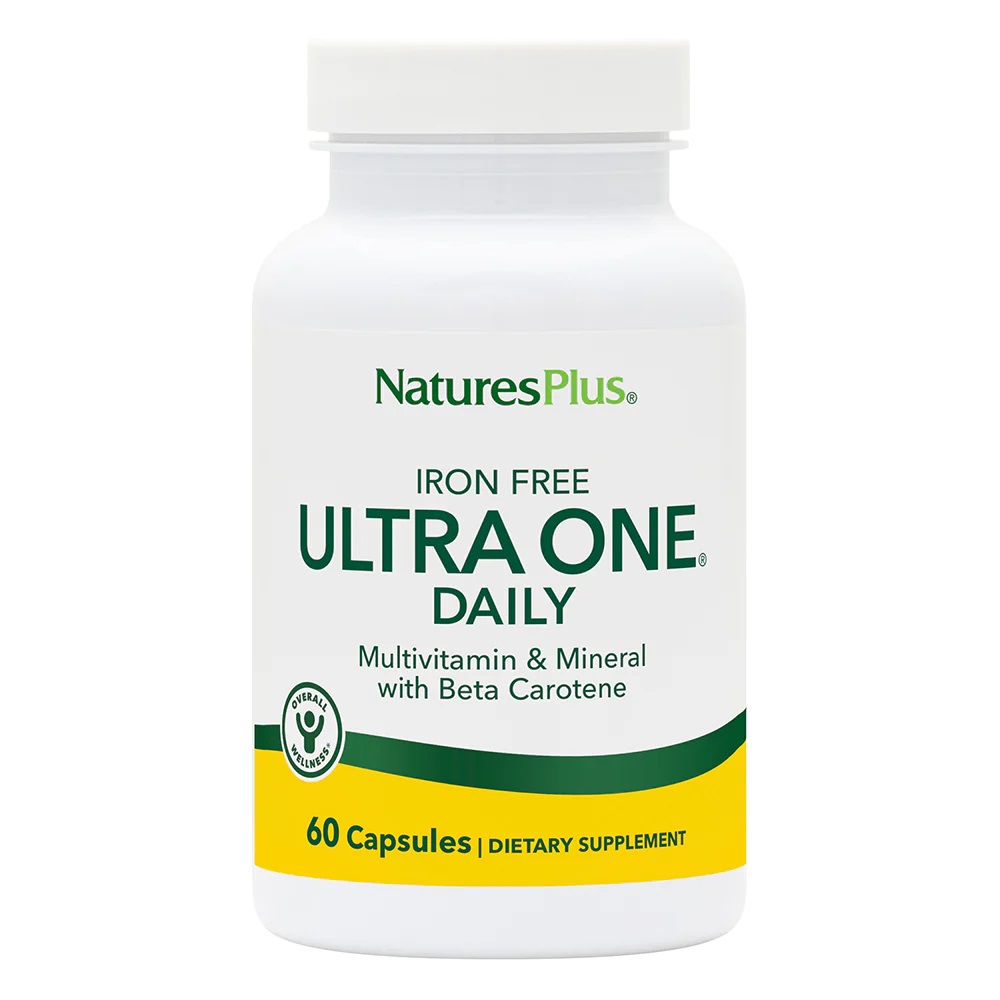 Вітаміни та мінерали Natures Plus Ultra One Daily Caps Iron Free, 60 капсул
