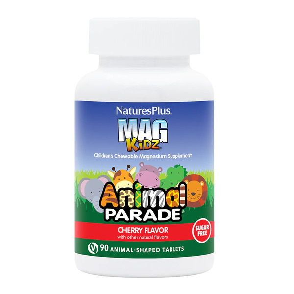 Витамины и минералы Natures Plus Animal Parade Mag Kidz Sugar Free, 90 жевательных таблеток