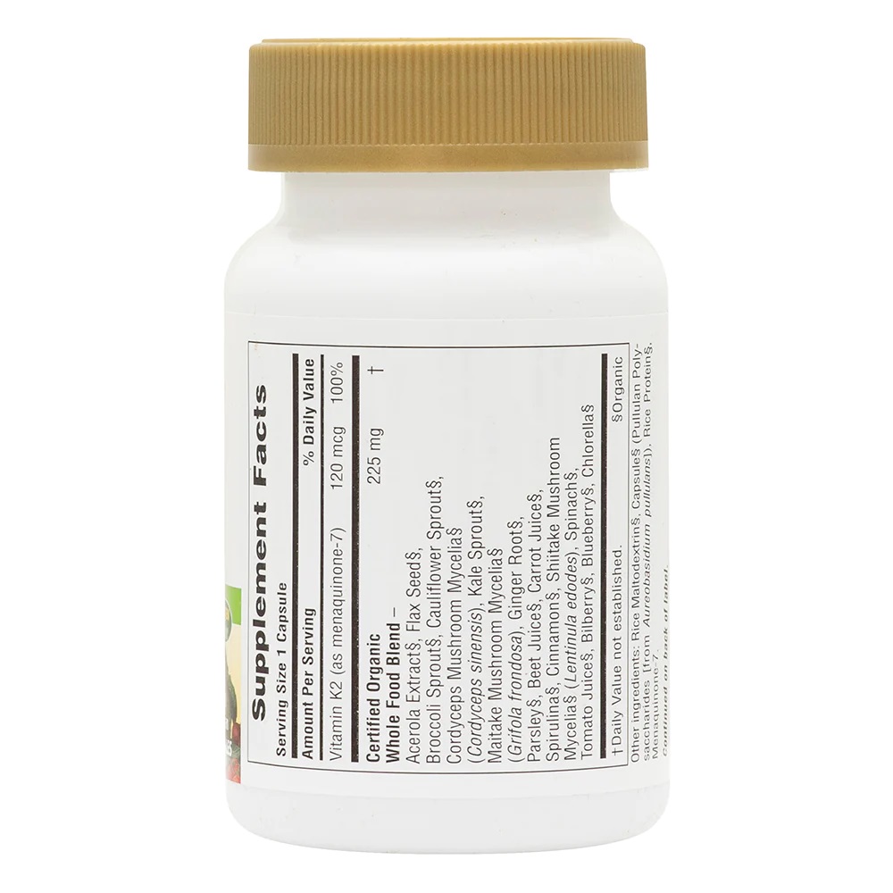 Вітаміни та мінерали Natures Plus Source of Life Garden Vitamin K2 120 mcg, 60 вегакапсул. Фото 2