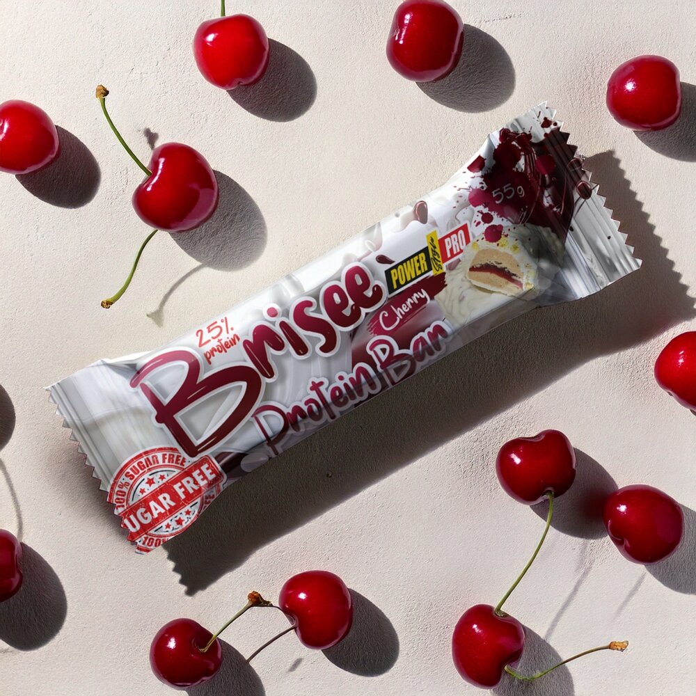 Батончик Power Pro Brisee Protein Bar Sugar Free, 55 грам. Фото 4