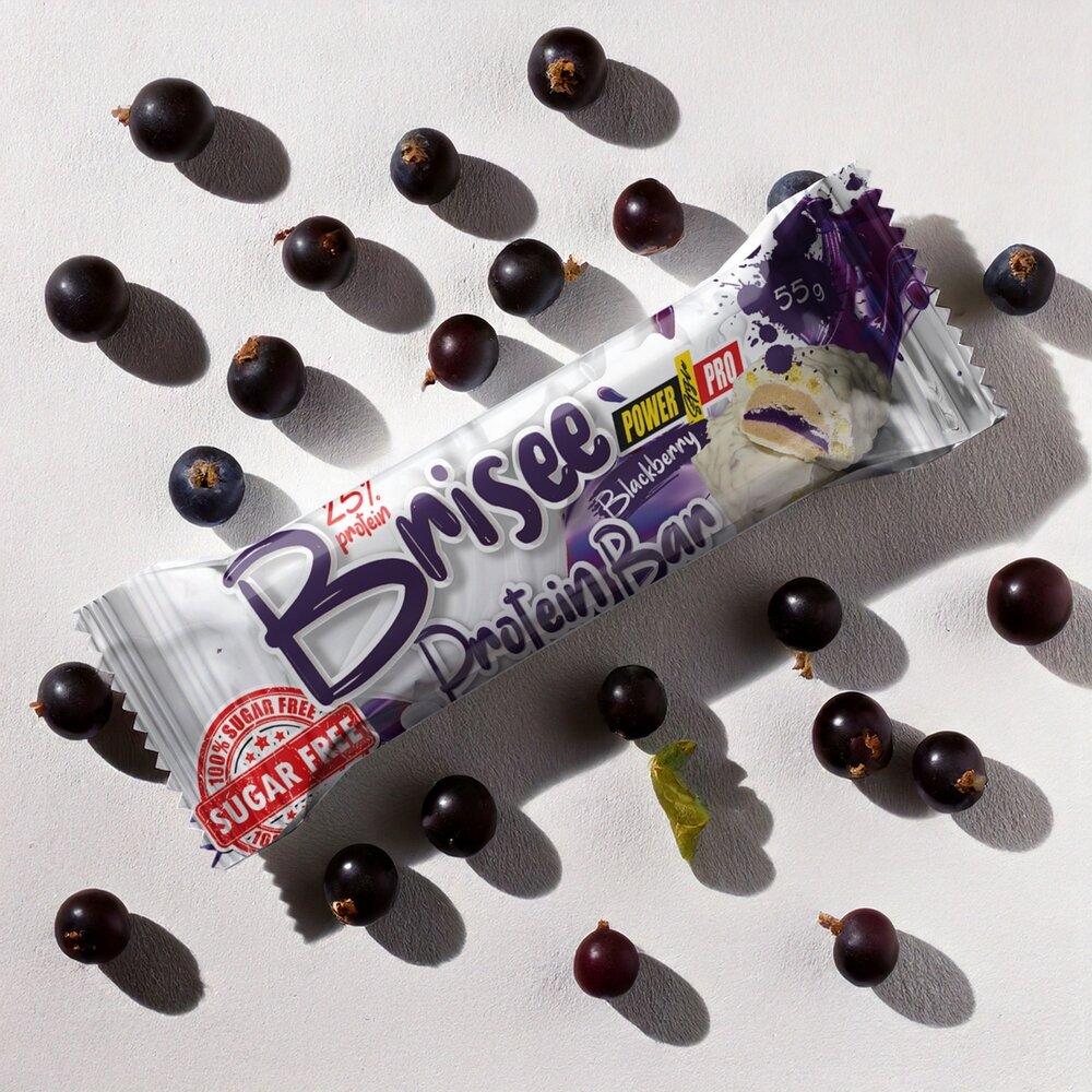 Батончик Power Pro Brisee Protein Bar Sugar Free, 55 грам. Фото 7