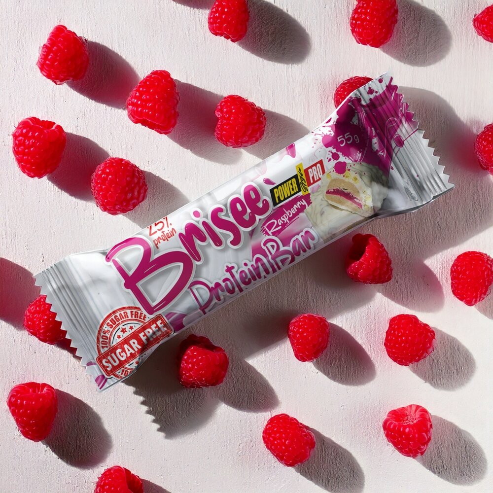 Батончик Power Pro Brisee Protein Bar Sugar Free, 55 грам. Фото 6