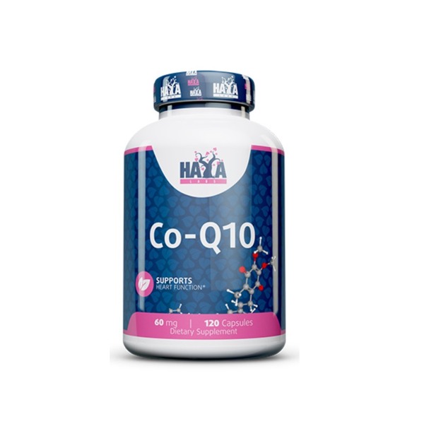 Натуральна добавка Haya Labs Co-Q10 60 mg, 120 капсул