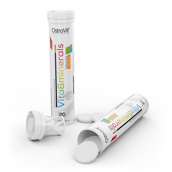 Вітаміни та мінерали OstroVit Vitamins and Minerals, 20 шипучих таблеток. Фото 3