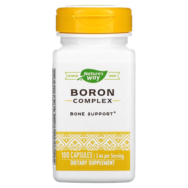 Вітаміни та мінерали Nature's Way Boron Complex, 100 капсул
