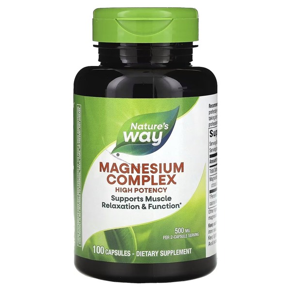 Вітаміни та мінерали Nature's Way Magnesium Complex, 100 капсул