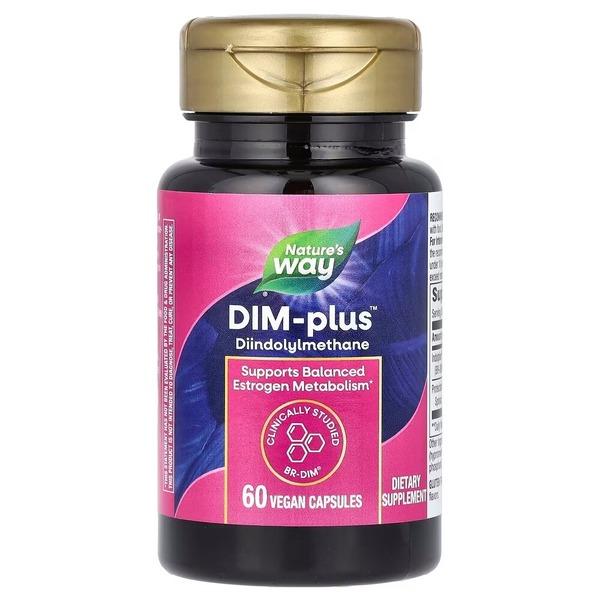 Натуральна добавка Nature's Way DIM-Plus Estrogen Metabolism, 60 вегакапсул. Фото 2