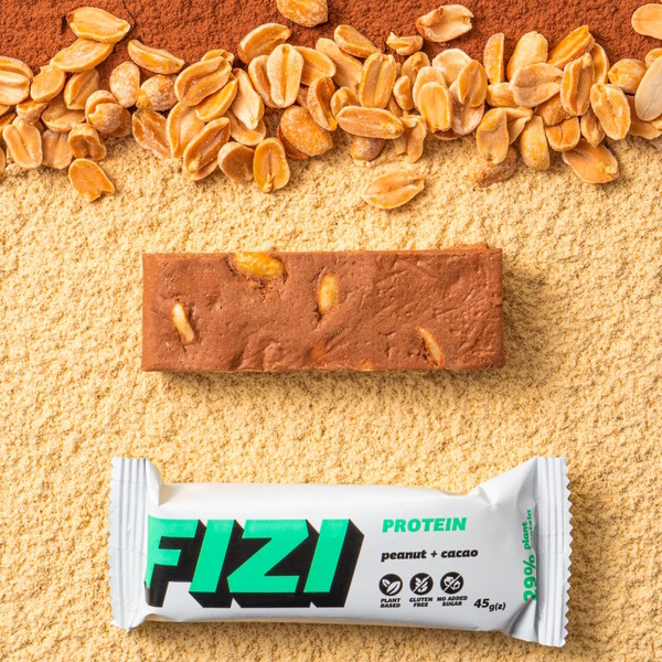 Батончик FIZI Protein Bar Арахіс-какао, 45 грам. Фото 6