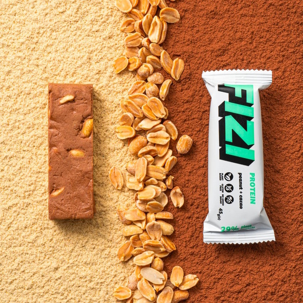 Батончик FIZI Protein Bar Арахіс-какао, 45 грам. Фото 5
