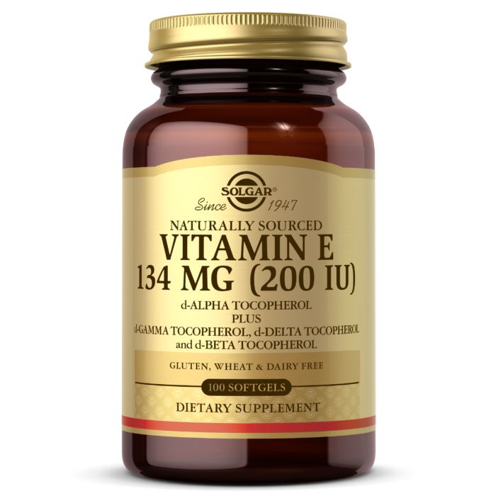 Витамины и минералы Solgar Vitamin E 268 mg (400 IU) Mixed Tocopherols, 100 капсул