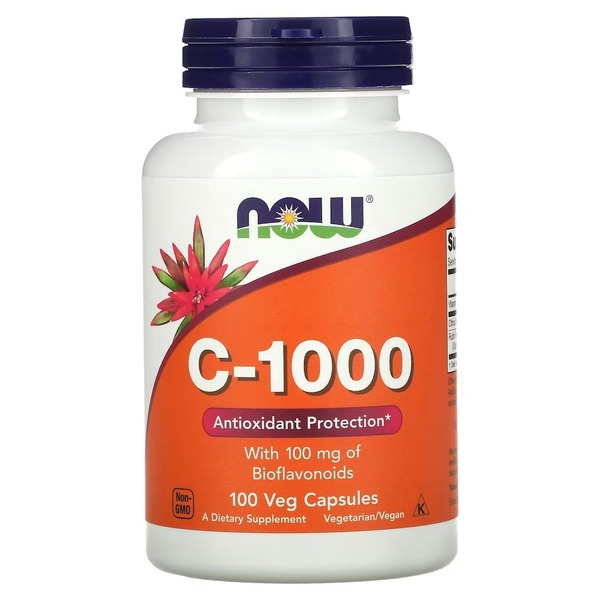 Вітаміни та мінерали NOW Vitamin C-1000 with Bioflavonoids, 100 вегакапсул