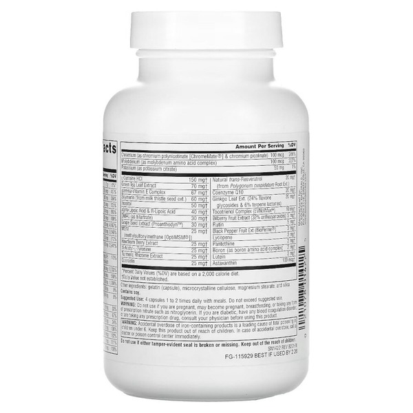 Вітаміни та мінерали Source Naturals Life Force Multiple, 120 капсул. Фото 3