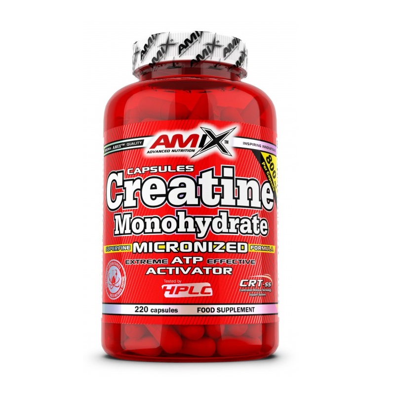 Креатин AMIX Creatine Monohydrate, 220 капсул