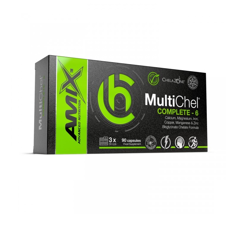 Витамины и минералы AMIX ChelaZone MultiChel Complete-6, 90 капсул
