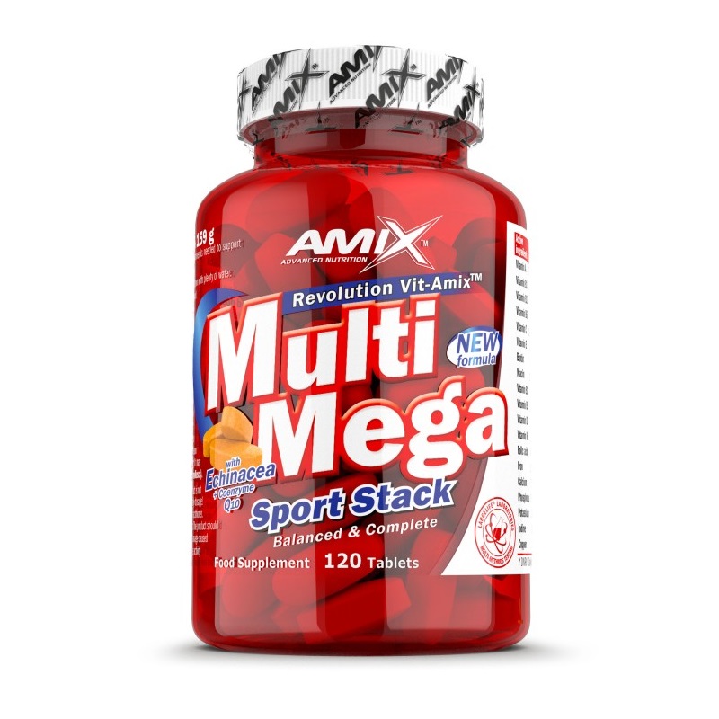 Вітаміни та мінерали AMIX MultiMega Sport Stack, 120 таблеток