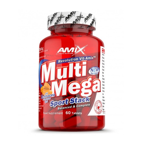 Вітаміни та мінерали AMIX MultiMega Sport Stack, 60 таблеток
