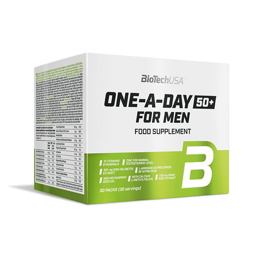 Вітаміни та мінерали BioTech One-A-Day 50+ for Men, 30 пакетиків