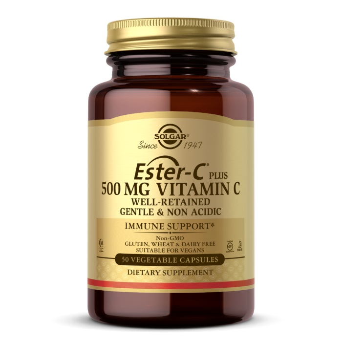 Комплекс витамина С Solgar Ester-C Plus Vitamin C 500 mg, 50 вегакапсул